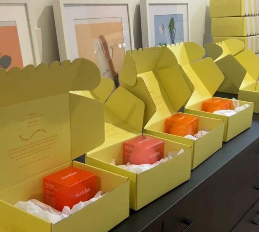 Sundae Body Whips featured in packaging