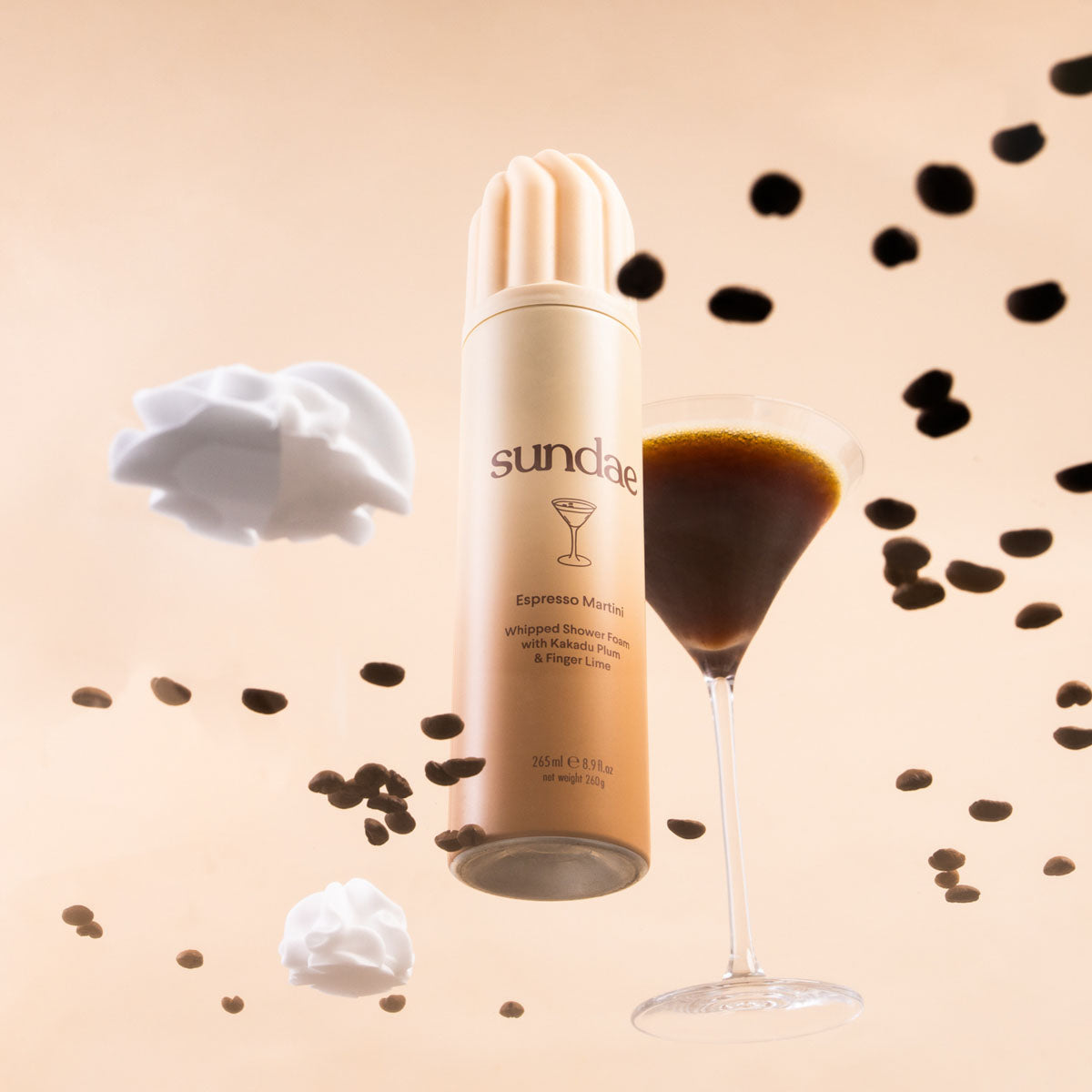 Espresso Martini Whipped Shower Foam